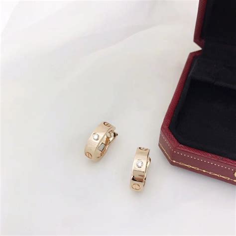 cartier love hoop earrings replica|cartier love earrings 2 diamonds.